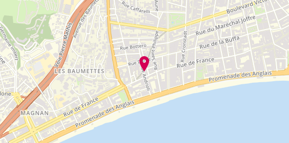 Plan de Azurmer Immobilier, 10 rue Andrioli, 06000 Nice