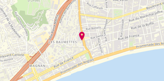 Plan de AGENCE ISTRA - agence immobilière Nice, 7 Boulevard François Grosso, 06000 Nice