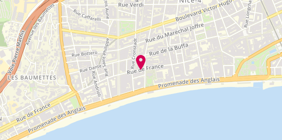 Plan de L'Agence Rivoli, 75 Rue de France, 06000 Nice