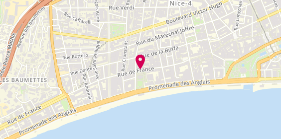 Plan de Riviéra Angels Immobilier, 50 France, 06000 Nice