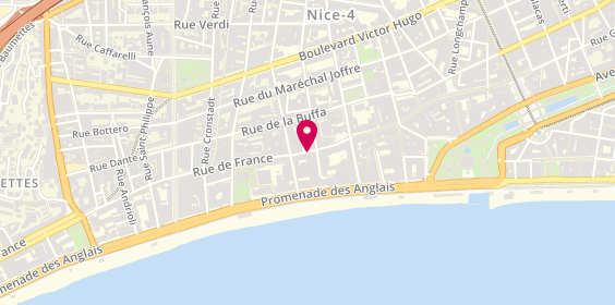Plan de Agence Bellicardi, 41 Rue de France, 06000 Nice