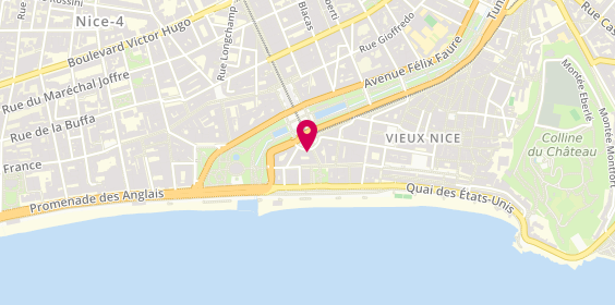 Plan de Agence immobilière Borne et Delaunay Nice, 4 Bis place Massena, 06000 Nice