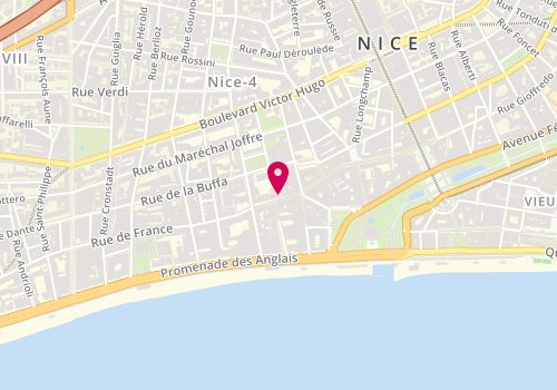 Plan de Zuccarelli Immobilier, 8 Rue de France, 06000 Nice