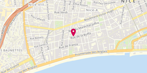 Plan de Nestor & Jeeves, 39 Rue de France, 06000 Nice