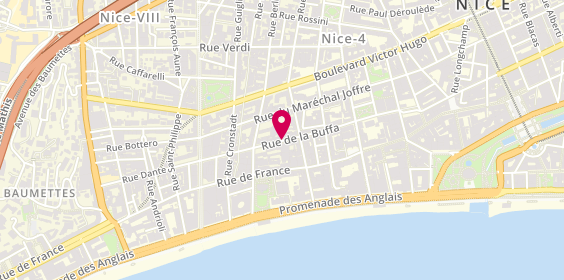 Plan de Nidazur Gestion, le Clio
38 Rue de la Buffa, 06000 Nice
