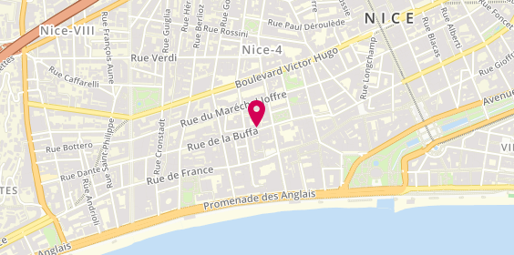 Plan de Cabinet Philippe Peyrin, 18 Rue de la Buffa, 06000 Nice