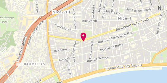 Plan de Agence Immobilière Nice Côte d'Azur, 75 Boulevard Victor Hugo, 06000 Nice