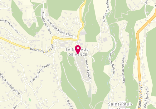 Plan de Lampton's, 7 Impasse des Muriers, 06570 Saint-Paul-de-Vence