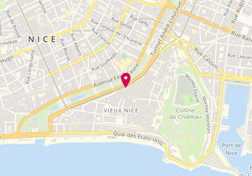 Plan de Place du Neuf, 34 Boulevard Jean Jaurès, 06300 Nice