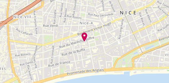 Plan de Les Chasseurs Immobilier, 37 Rue du Maréchal Joffre, 06000 Nice