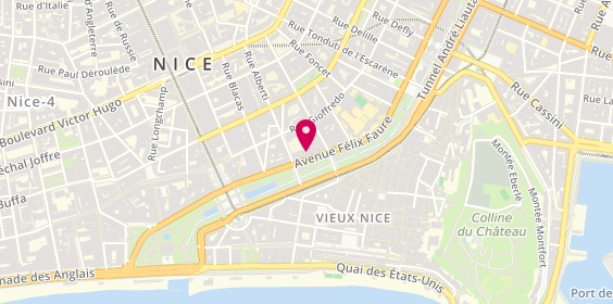 Plan de John Royce, 10, Avenue Félix Faure le Grand Hôtel
20 Rue de l'Hôtel des Postes, 06000 Nice
