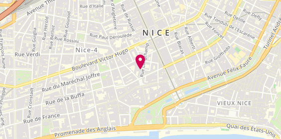 Plan de Agence Longchamp, 3 Rue Longchamp, 06000 Nice