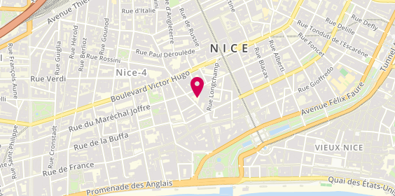 Plan de L'Immobilière Patrimoniale, 6 Rue Alphonse Karr, 06000 Nice