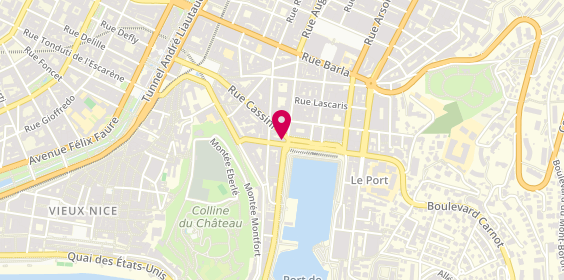 Plan de Gecko Immobilier Nice Port, 9 Rue Antoine Gautier, 06300 Nice