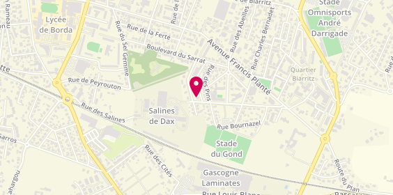 Plan de Sophie LECANU-THOMAS-conseillère immobilier SAFTI - Dax, 16 Rue Brémontier, 40100 Dax