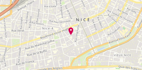 Plan de Agence Liberté Commerces, 11 Rue du Maréchal Joffre, 06000 Nice