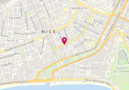 Plan de Icg Gestion, 28 Rue de l'Hôtel des Postes Résidence Bât C, 
Nice Europe, 06000 Nice