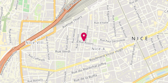 Plan de Agence Gounod, 19 Rue Gounod, 06000 Nice