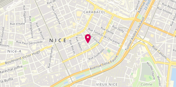 Plan de AMG Immobilier, 19 Rue Pastorelli, 06000 Nice