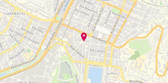 Plan de Agence Castel, 25 Rue Bonaparte, 06300 Nice