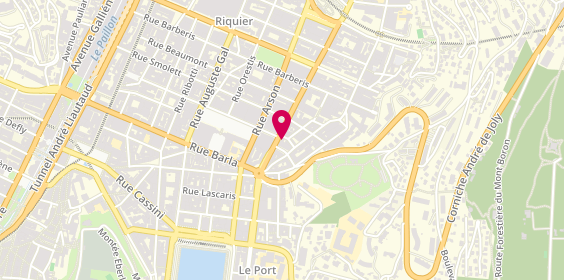 Plan de Agence du Port - Cabinet Salomon - Immobilier Gestion Nice, 16 Boulevard de Riquier, 06300 Nice