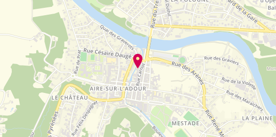 Plan de Cote Patio Immobilier, 45 Rue Carnot, 40800 Aire-sur-l'Adour