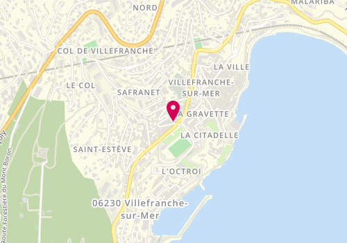 Plan de Nice Properties Villefranche, 2 avenue de la Grande-Bretagne, 06230 Villefranche-sur-Mer
