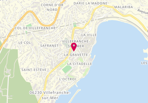 Plan de Nicolas Pisani & Laurent Romor, 9 avenue Sadi Carnot, 06230 Villefranche-sur-Mer