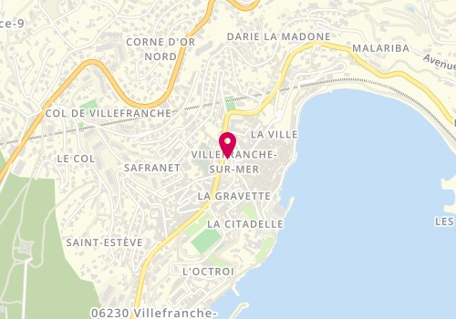 Plan de Century 21, 13 avenue Sadi Carnot, 06230 Villefranche-sur-Mer