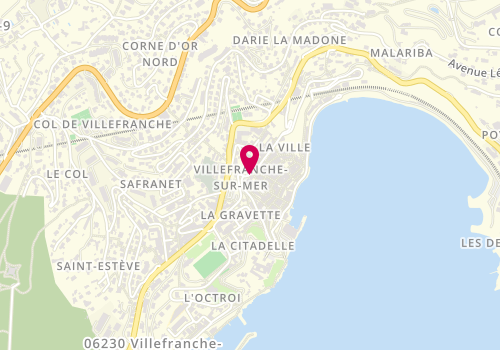 Plan de Chaber Group - International Real Estate, 4 Place Charles Ii d'Anjou, 06230 Villefranche-sur-Mer