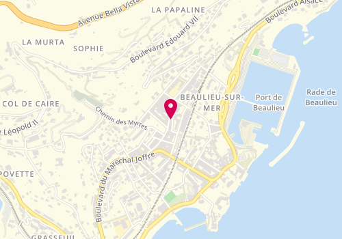 Plan de E & M Properties, 33 Boulevard Marinoni, 06310 Beaulieu-sur-Mer