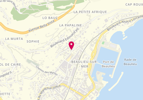 Plan de Sea Side, 6 Boulevard Paul Déroulède, 06310 Beaulieu-sur-Mer