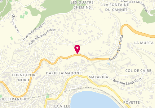 Plan de Stars Invest Gestion, 65 Boulevard de la Corne d'Or, 06230 Villefranche-sur-Mer