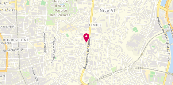 Plan de Aucler International Immobilier, 37 Boulevard de Cimiez, 06000 Nice