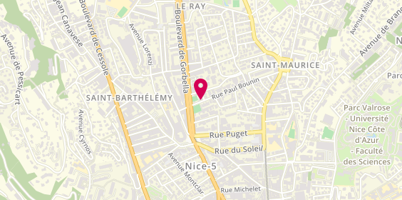 Plan de Nice Nord Immobilier, 36 Rue Paul Bounin, 06100 Nice