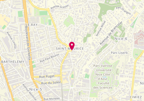 Plan de Ds Immobilier, 168 avenue Saint-Lambert, 06100 Nice
