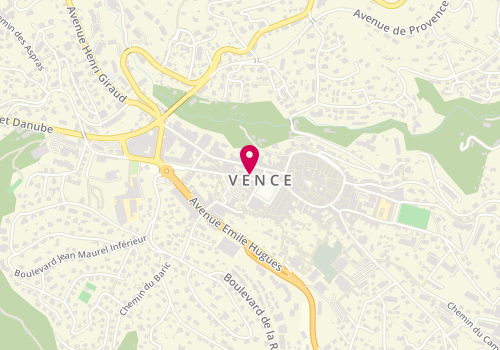 Plan de Ferrero Immobilier, 4 avenue de la Résistance, 06140 Vence