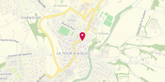 Plan de Agence du Pays d'Aigues, 15 place Jean Jaurès, 84240 La Tour-d'Aigues