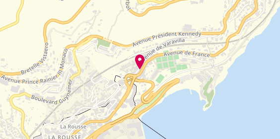 Plan de AZUR'ESTATE - Vente - Location - Gestion - Limitrophe Monaco, 7 avenue de France, 06190 Roquebrune-Cap-Martin