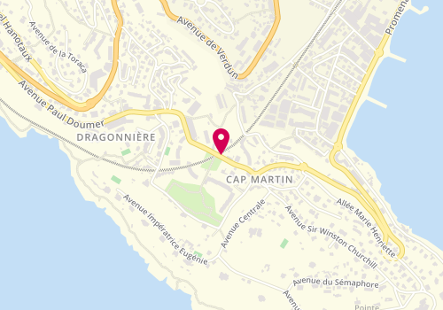 Plan de Limandat Immobilier, 57 avenue Paul Doumer, 06190 Roquebrune-Cap-Martin