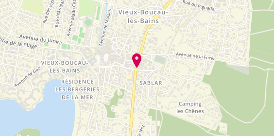Plan de Agence du Littoral, 2 place du General de Gaulle, 40480 Vieux-Boucau-les-Bains