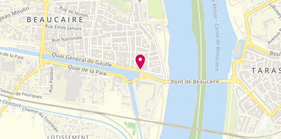 Plan de Serrano Immobilier, 31 Quai du Général de Gaulle, 30300 Beaucaire