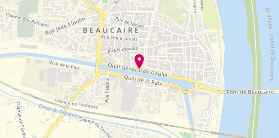 Plan de Agence Teyssier - Ati, 13 Quai du Général de Gaulle, 30300 Beaucaire