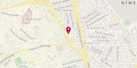 Plan de Ina Immobilier, 14 avenue Georges Pompidou, 30900 Nîmes