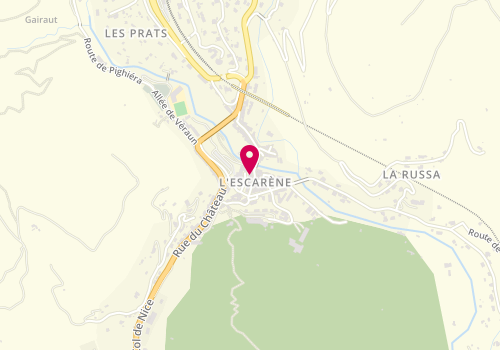 Plan de Agence Escarénoise, 18 place Carnot, 06440 L'Escarène