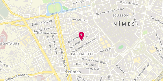 Plan de Comptoir Immobilier de France, 21 Rue Emile Jamais, 30900 Nîmes