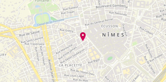 Plan de L'Agence, 2 Rue Emile Jamais, 30900 Nîmes