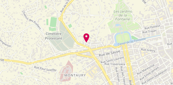 Plan de Agence Patio Immobilier, 6 Rue du Rem Romain, 30000 Nîmes