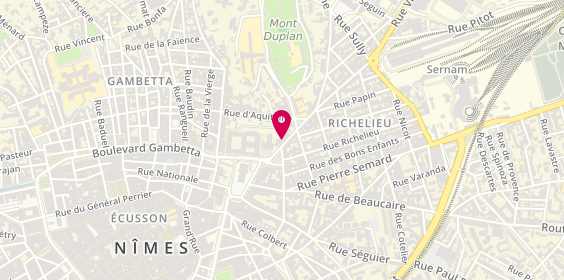 Plan de L'Agence Immobili Re-Freecadre Immo, 1 Rue Vincent Faïta, 30000 Nîmes