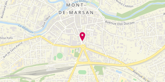 Plan de ACI Agence immobilière, Agence Contact Immobilier ACI, 15 avenue Sadi Carnot, 40000 Mont-de-Marsan